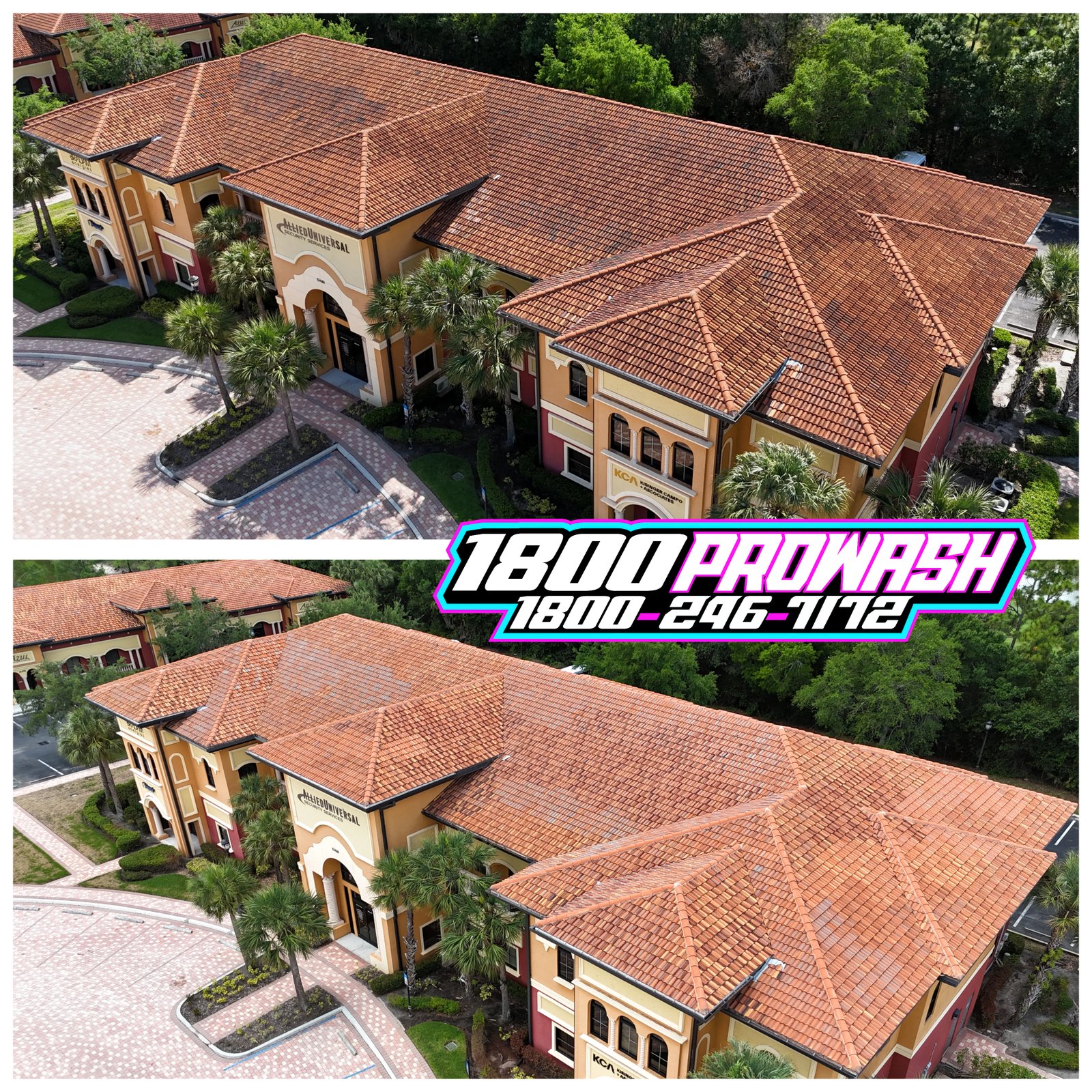 Commercial Roof Cleaning - 1800 ProWash Fort Myers FL