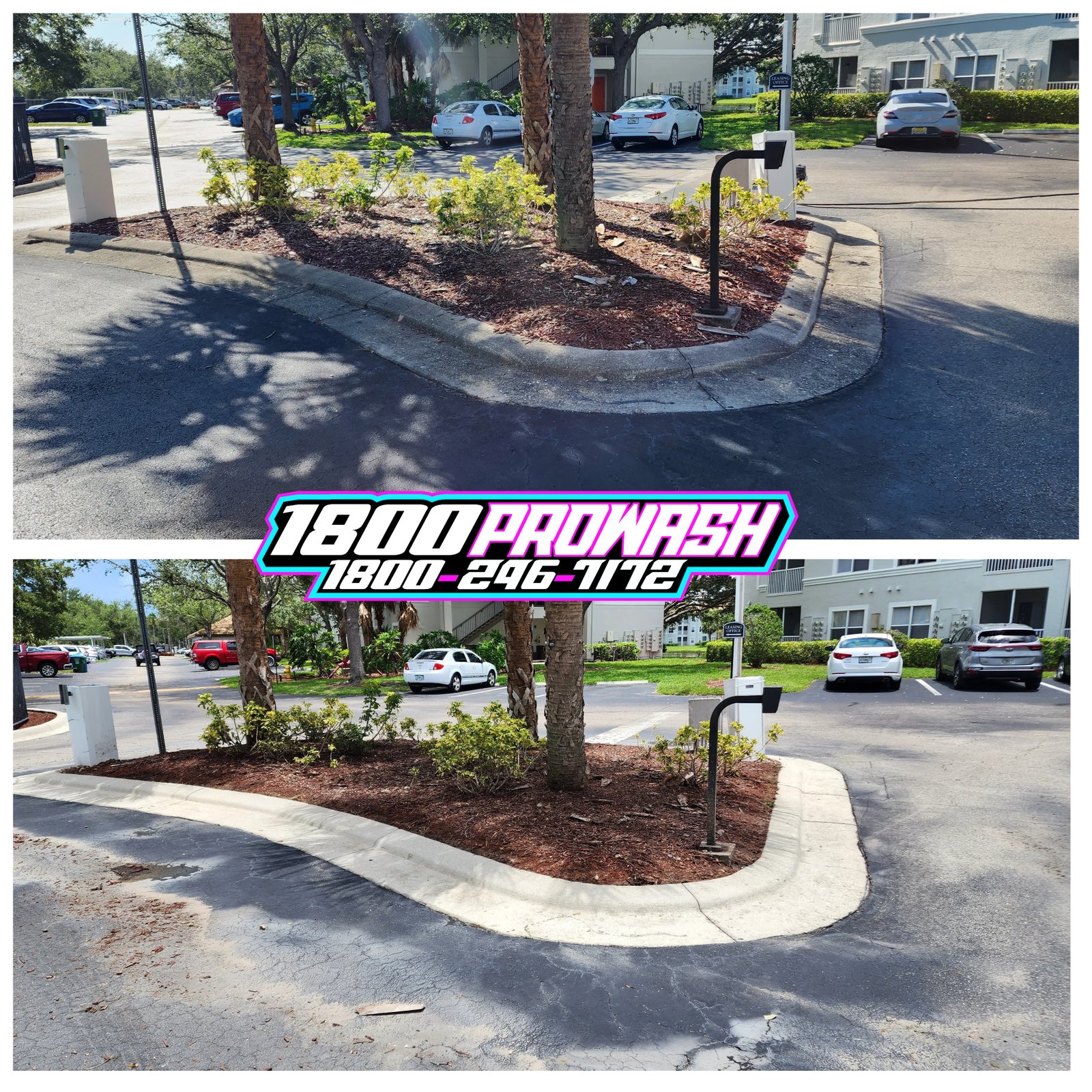Curb & Parking Cleaning - 1800 ProWash Fort Myers FL