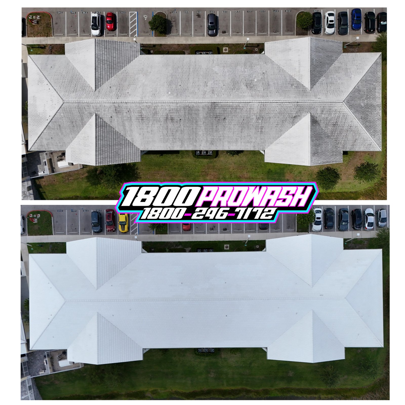 Shingle Roof Cleaning - 1800 ProWash Fort Myers FL