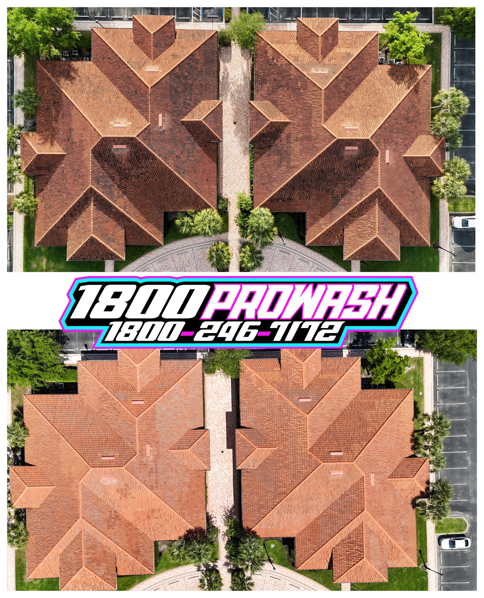 Tile Roof Cleaning - 1800 ProWash Fort Myers FL